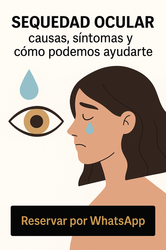 Sequedad Ocular: causas, síntomas y cómo podemos ayudarte